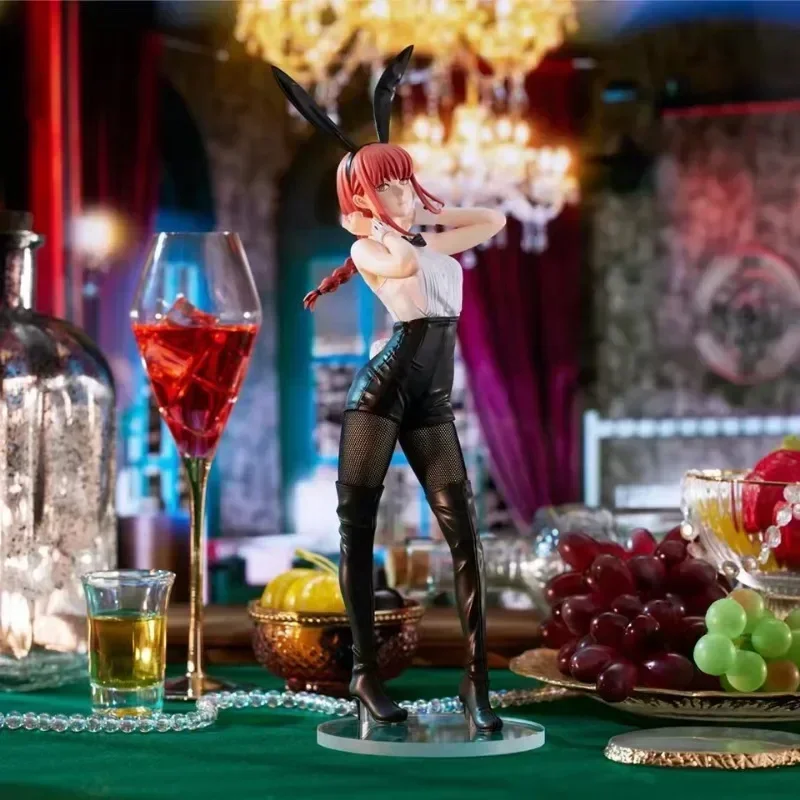 

Оригинальная оригинальная модель FuRyu BiCute Bunnies Chainsaw Man 30 см Makima Bunny Girl, аниме-фигурка, игрушки, коллекция подарков на складе