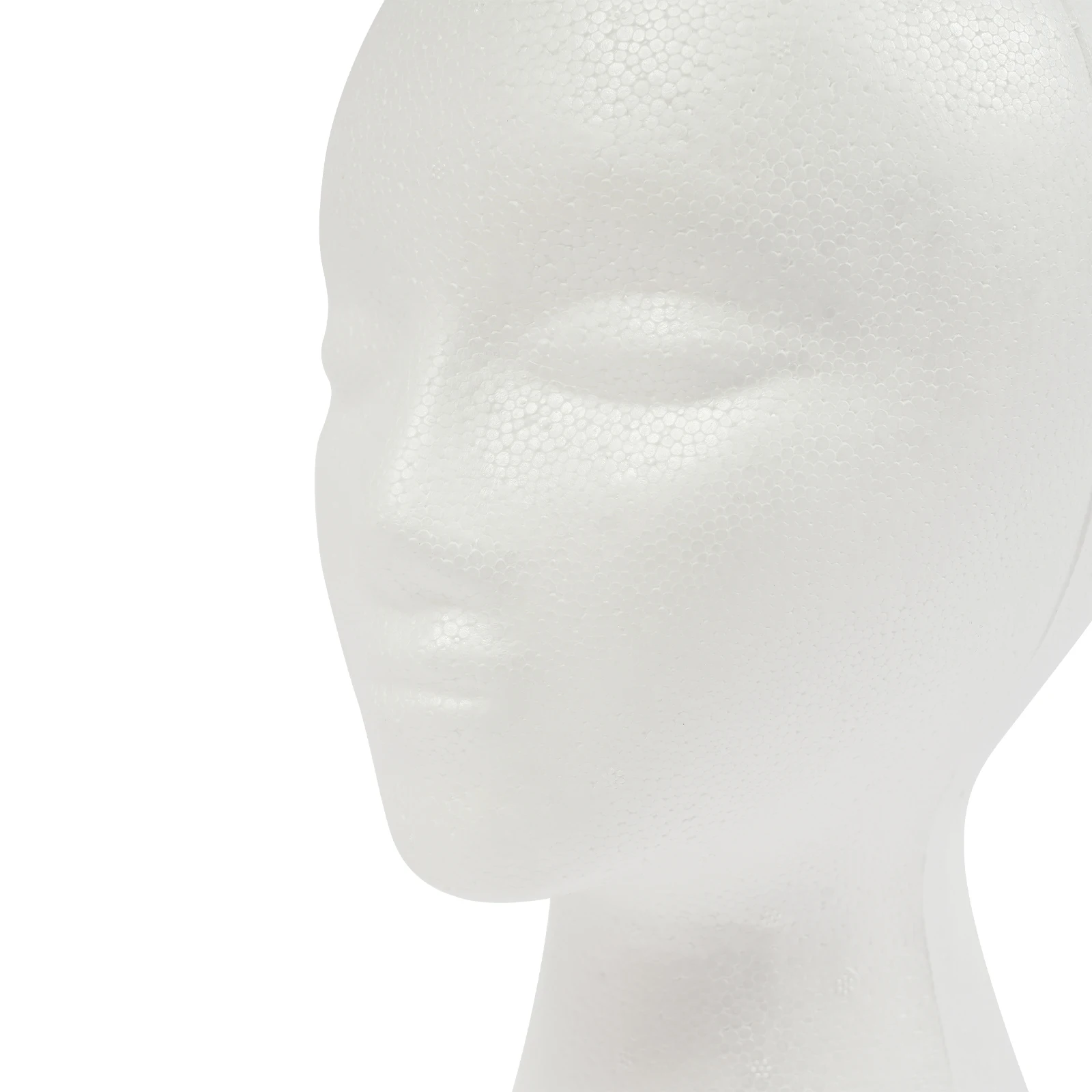 12 قطعة رأس شعر مستعار رغوي، قطع شعر عارضة أزياء من الستايروفوم الأنثوي، حامل مستحضرات التجميل، عرض شعر مستعار للرأس للنمط، نموذج #5