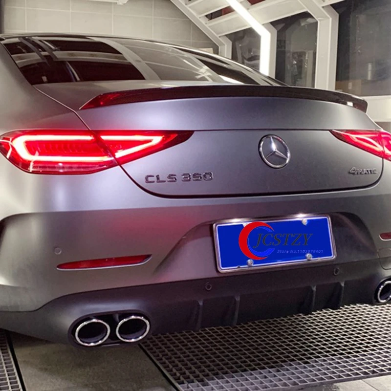 Car Rear Trunk Wing Spoiler 2019-2021 For Mercedes Benz CLS W257 C257 CLS300 CLS350 CLS6
