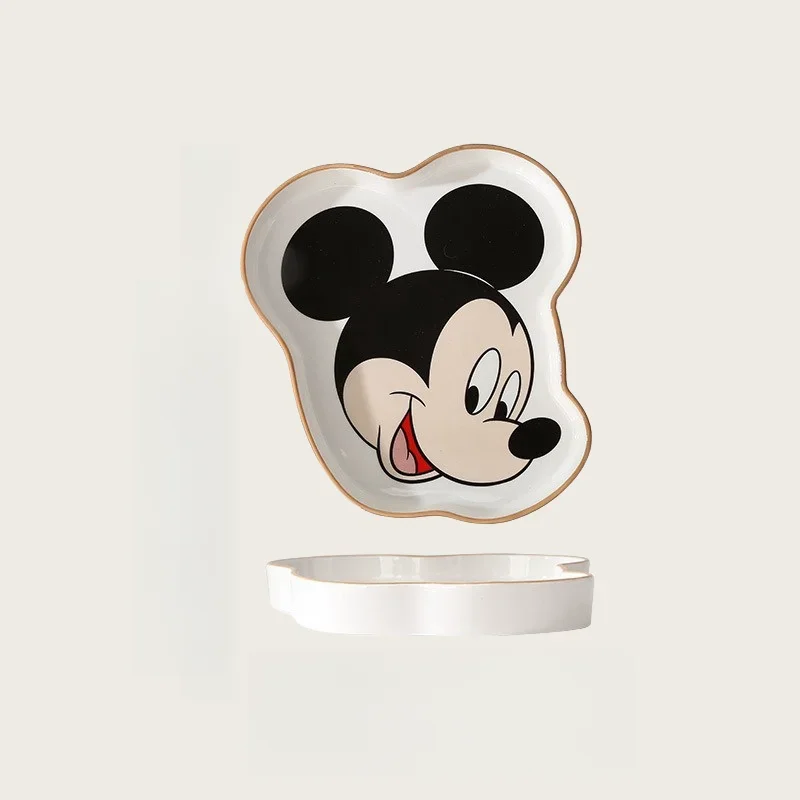 Disney-Assiette à dessert en céramique Harvey Bear pour enfants, dessin animé haut de gamme, forme domestique, petit déjeuner