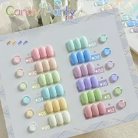 MIANEL 12ML Esmalte de Uñas en Gel Azul Candy Party Nude 2026 Nuevo Verde Menta Dopamina Macaron Color Arte de Uñas 1-12pcs