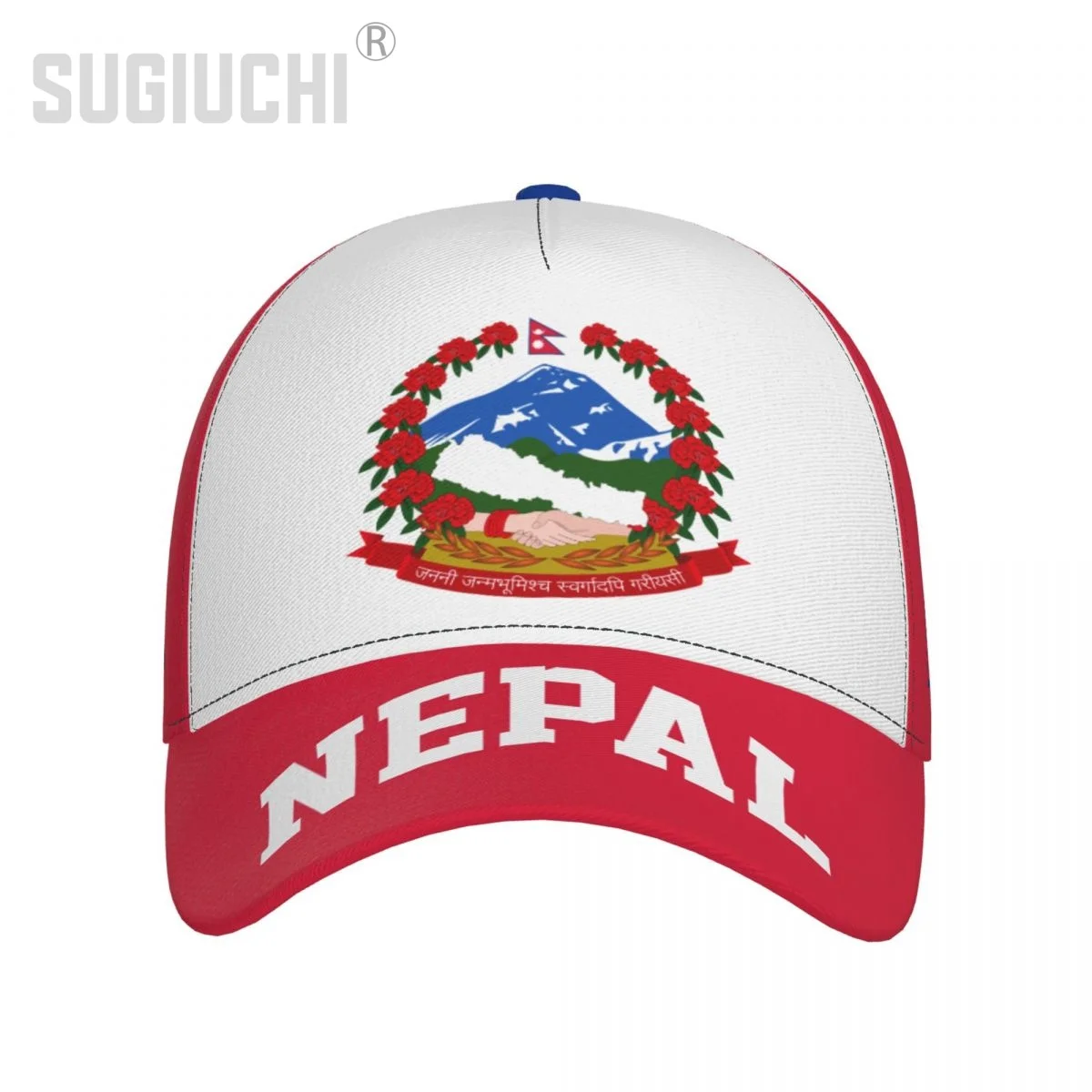 Unisex Nepal Flag Nepalese Adult Baseball Cap Patriotic Hat for Baseball Soccer Fans Men Women