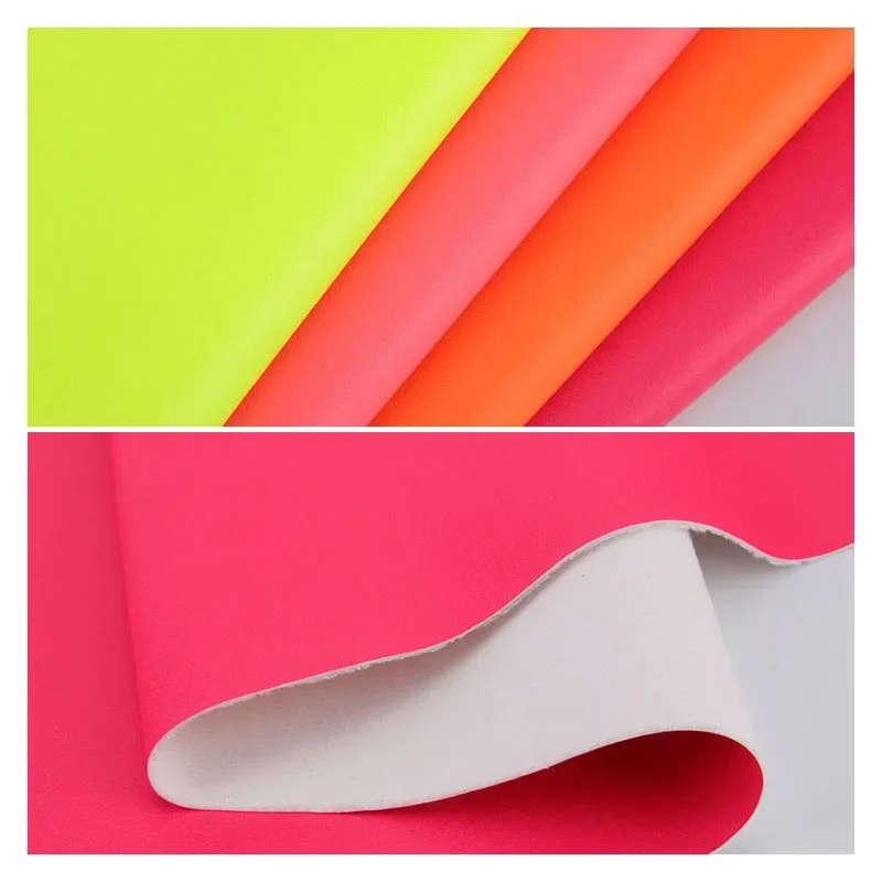 

Горячая мода флуоресцентная овечья кожа имитация флуоресцентной синтетической искусственной неоновой кожи материал