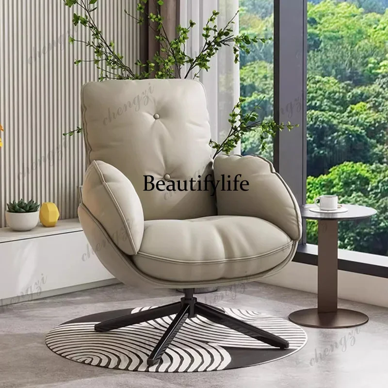 Y136  Spinning Ergonomic Living Room Chairs Luxury Modern Comfortable Makeup Chair Office Reading Gaming Wingback Home Furniture