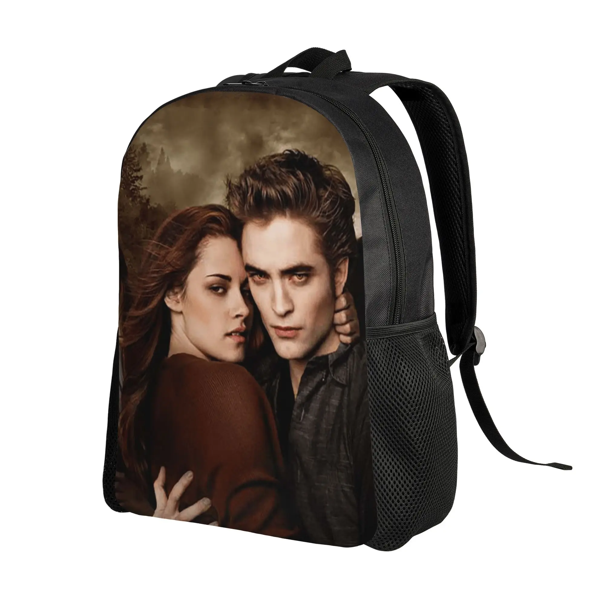 The Twilight Saga Vampire Backpack for Men Women Teenage Student Travel Daypack Movie Edward Bella Laptop Computer Shoulder Bag