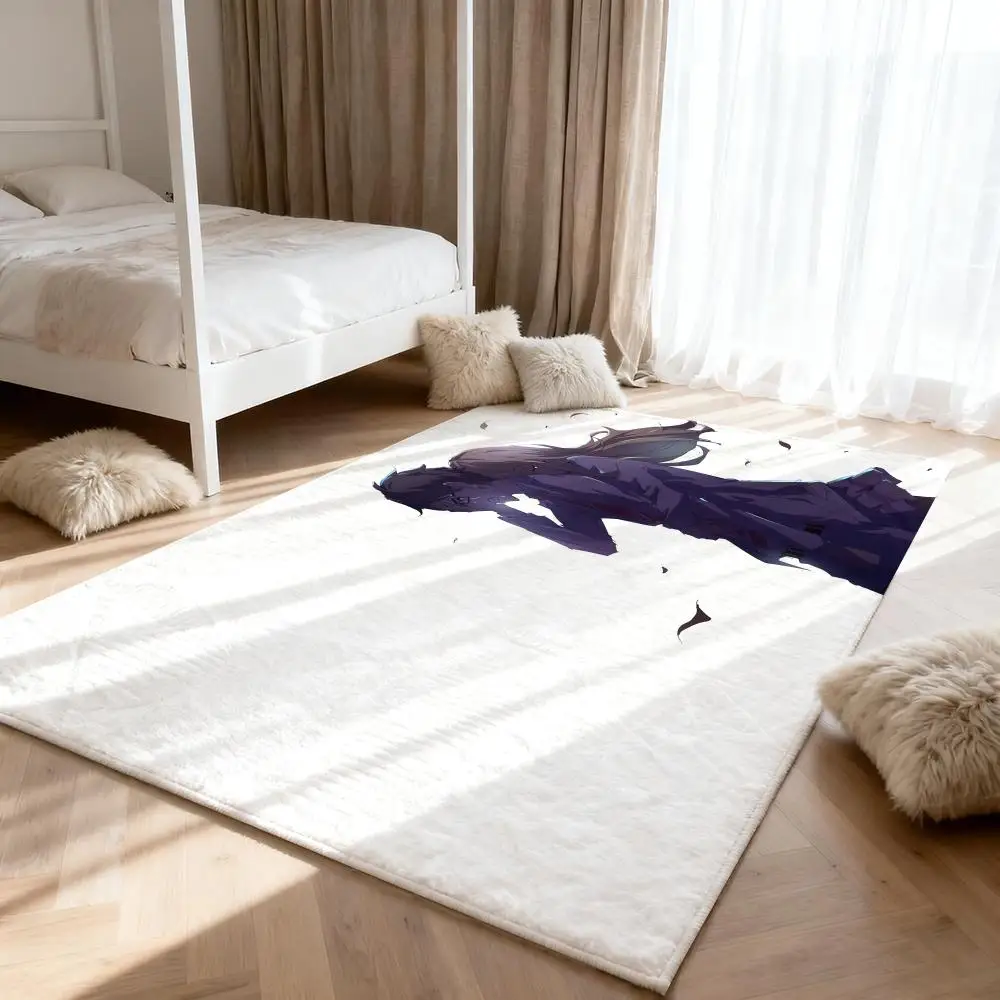 

lovely y-Your Lie in Aprils Floor Mat Soft Thickened Absorbent Non-Slip Bedroom Living Room Door Mat Home Decor Flannel Rugs