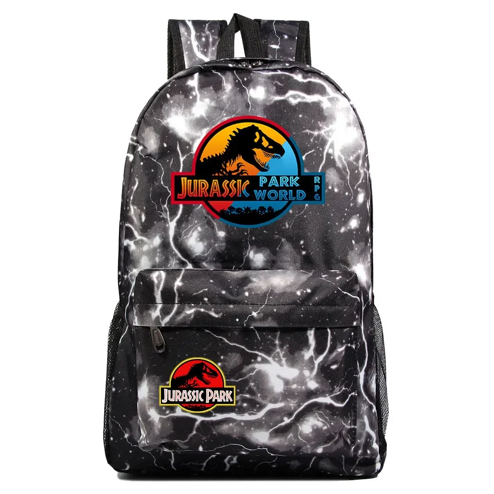 

MINISO Jurassic World Park Dinosaur Boys Girls Book Bags Women Bagpack Teenagers Schoolbag Men Student Laptop Backpacks