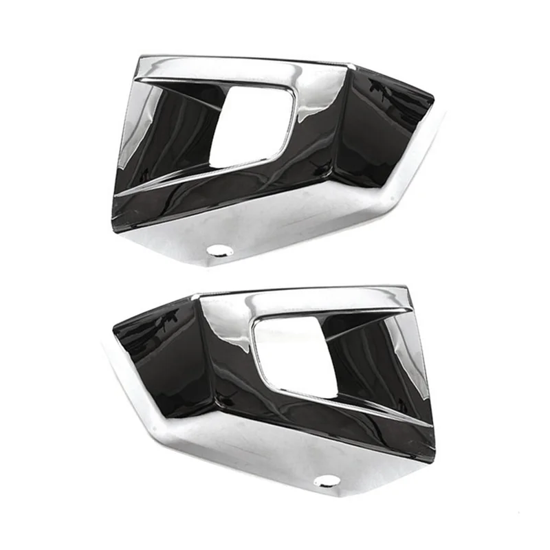 

1Pair Plastic Car Front Bumper Corner Cover Trim ABS Chrome For Hummer H3 H3T 2006-2010 Grill Racing End Cap Decorative Frame