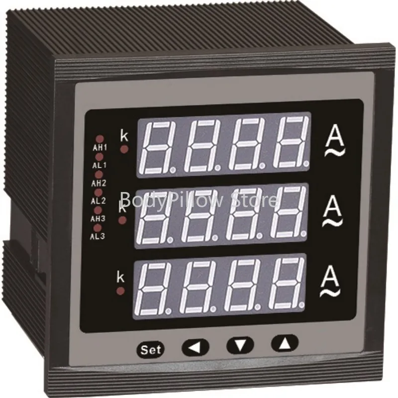 

Three-phase ammeter digital display 1-way lower limit alarm ABC current display AC5A