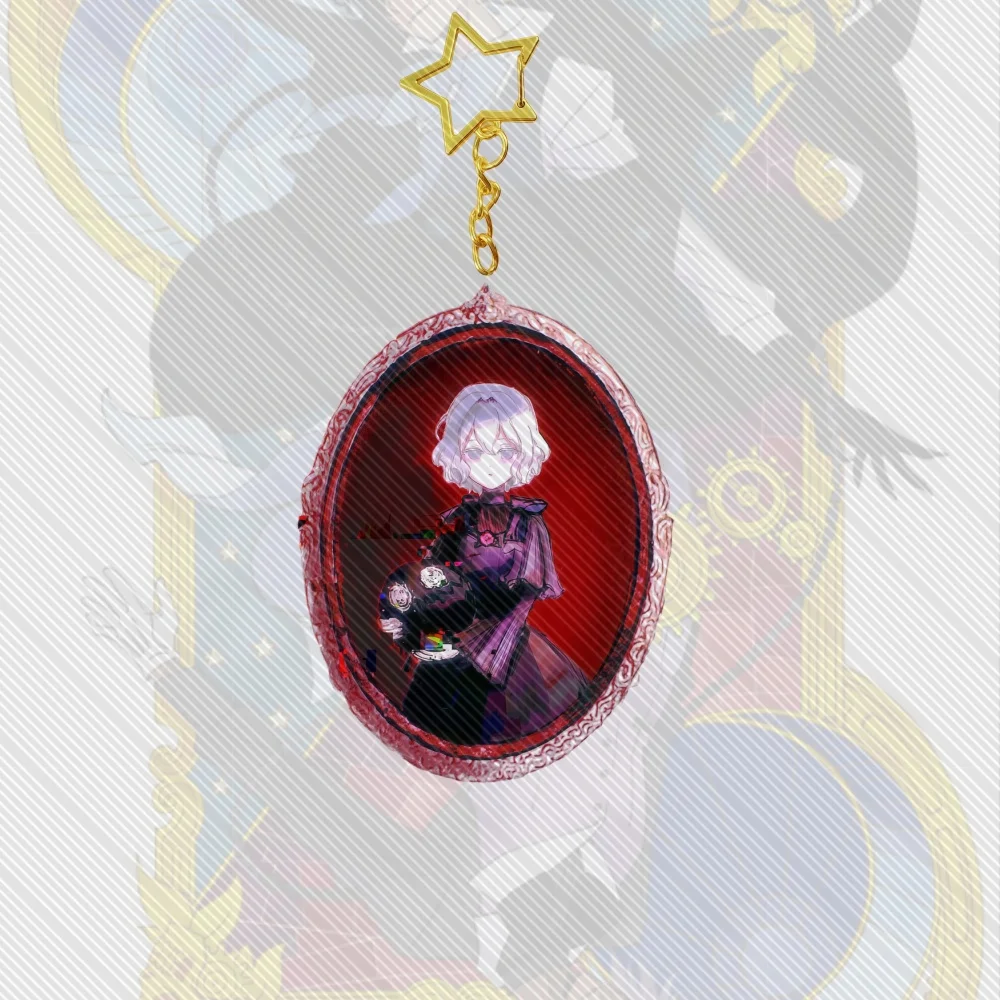 Anime The Case Study of Vanitas 6CM Acrylic Keychain Cosplay Characters Ornament Accessories Christmas Collection Gifts