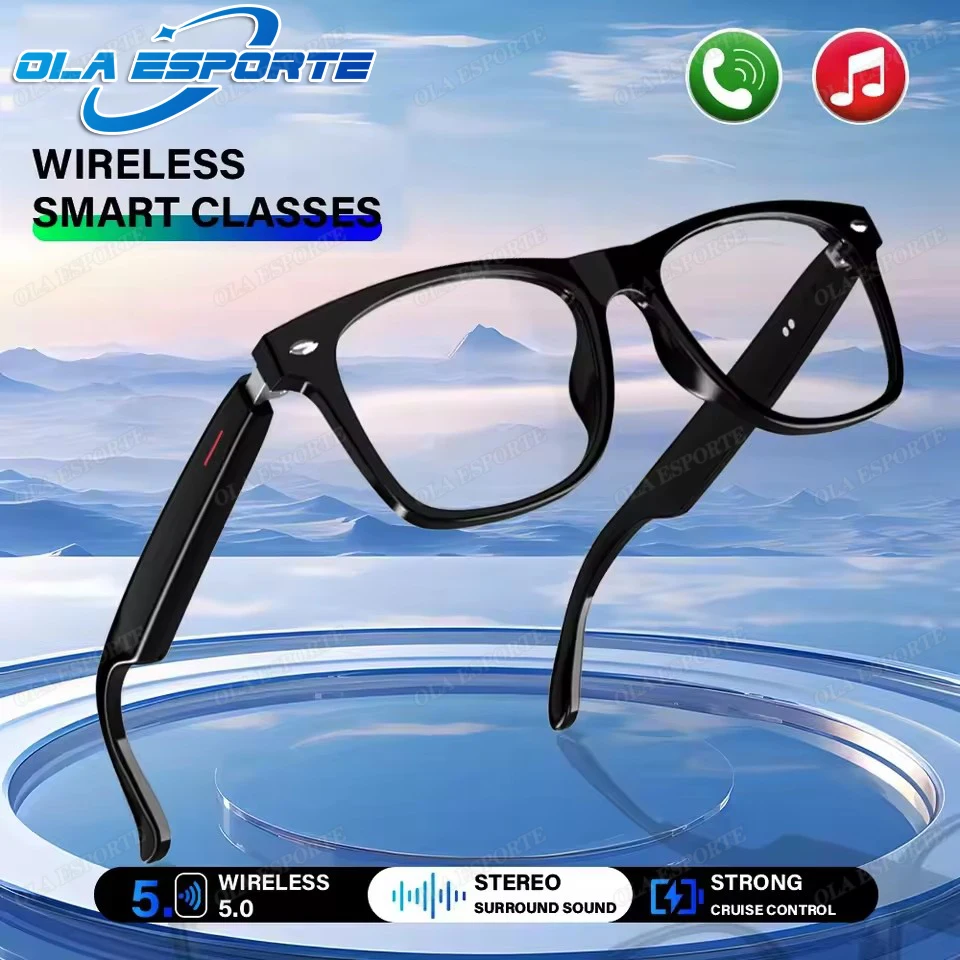 

Ola Esporte новые умные беспроводные Bluetooth-очки для прослушивания музыки, ответов на телефон для мужчин и женщин, модные очки с защитой от синего света