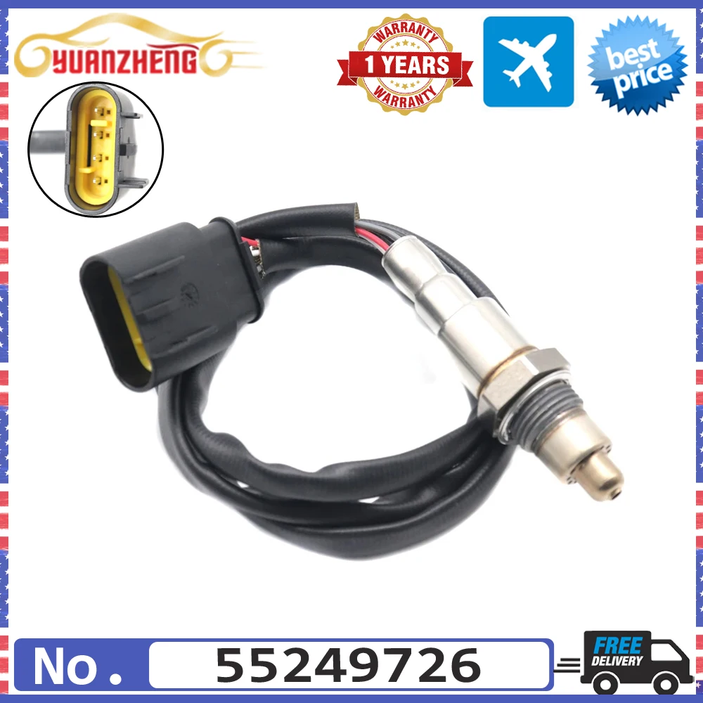 

NEW 55249726 NEW Probe Air Fuel Ratio Lambda O2 Oxygen Sensor for Alfa Romeo 5Y 6Q 2013-2020 0258030075 46347522 0055249726