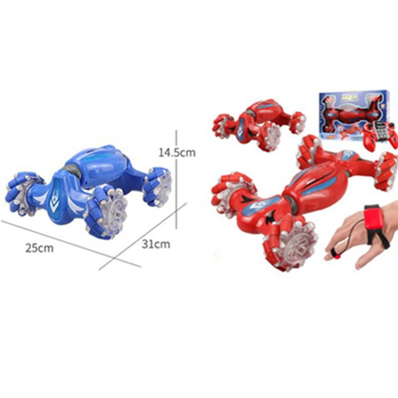 2.4G Double-Side Rolling Drift RC Car 360 Degree RC Stunt Car Dual Remote Control Twist Car