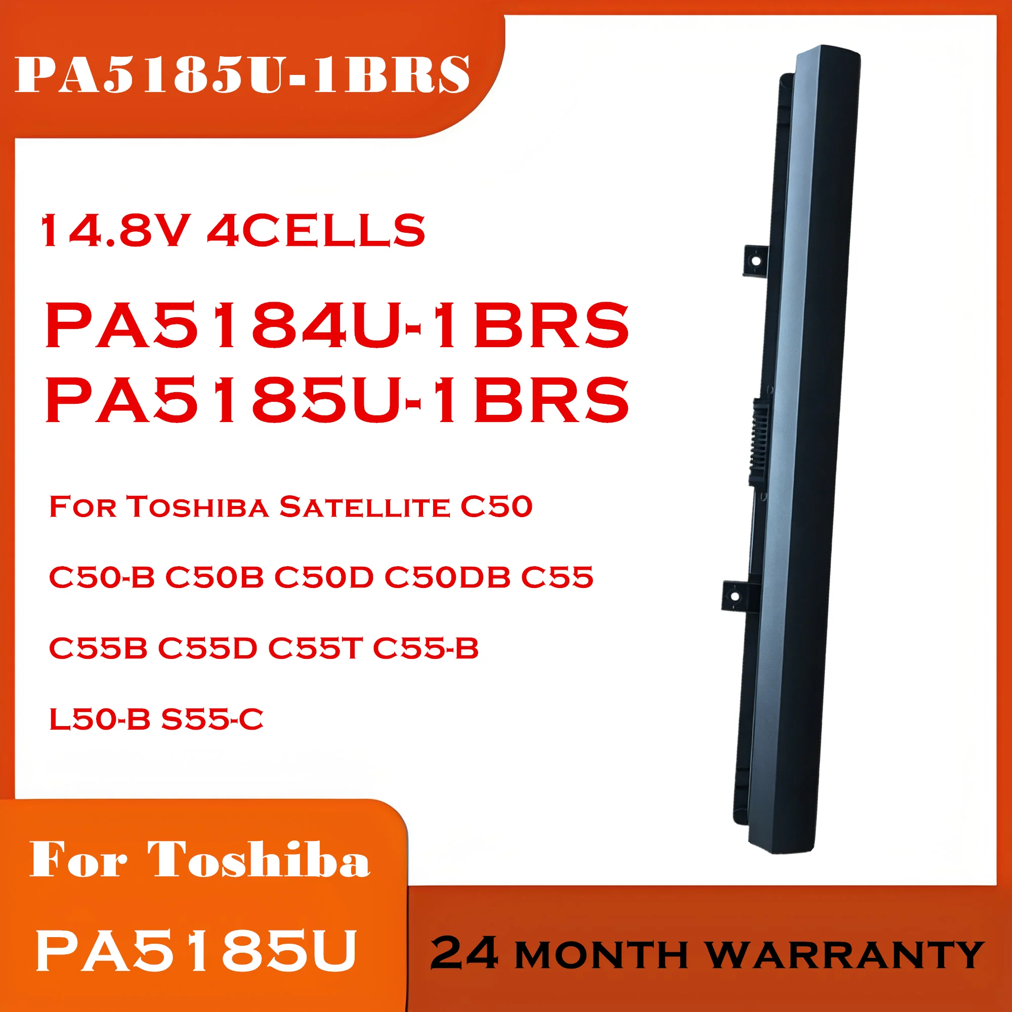 Laptop Battery For Toshiba Satellite C50 C50-B C50B C50D C50DB C55 C55B C55D C55T C55-B L50-B S55-C PA5184U-1BRS PA5185U-1BRS