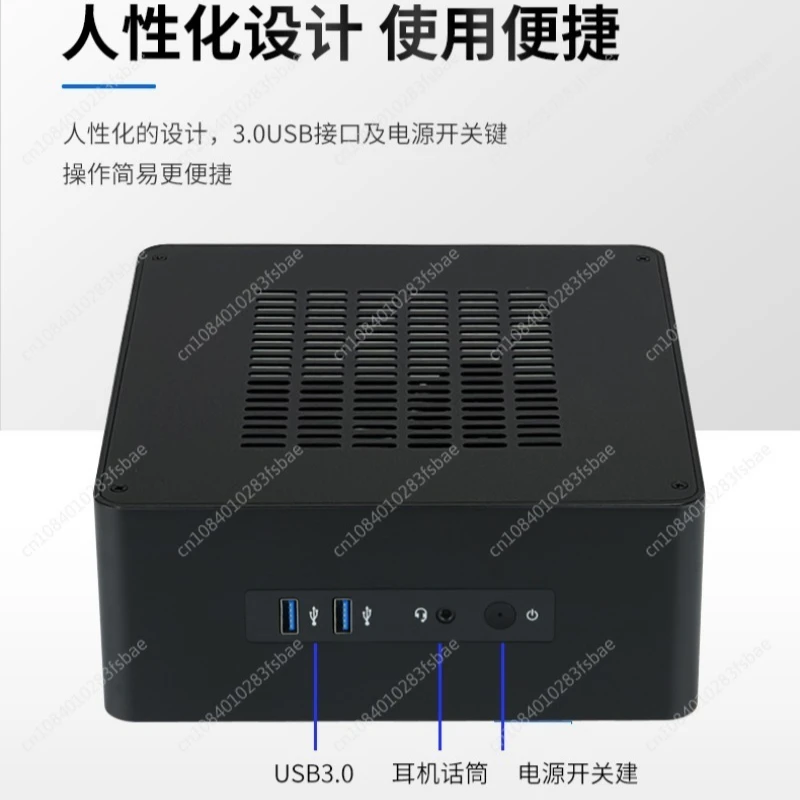 

Ta80 Home Mini Computer Industrial Chassis Htpc Can Stand and Lie Support Itx Motherboard Ssd