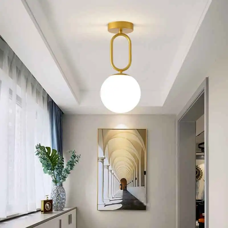 Online Celebrity Aisle Sun Table Lamp Minimalist Modern Entrance Hall Porch Lamp Creative Corridor Ceiling