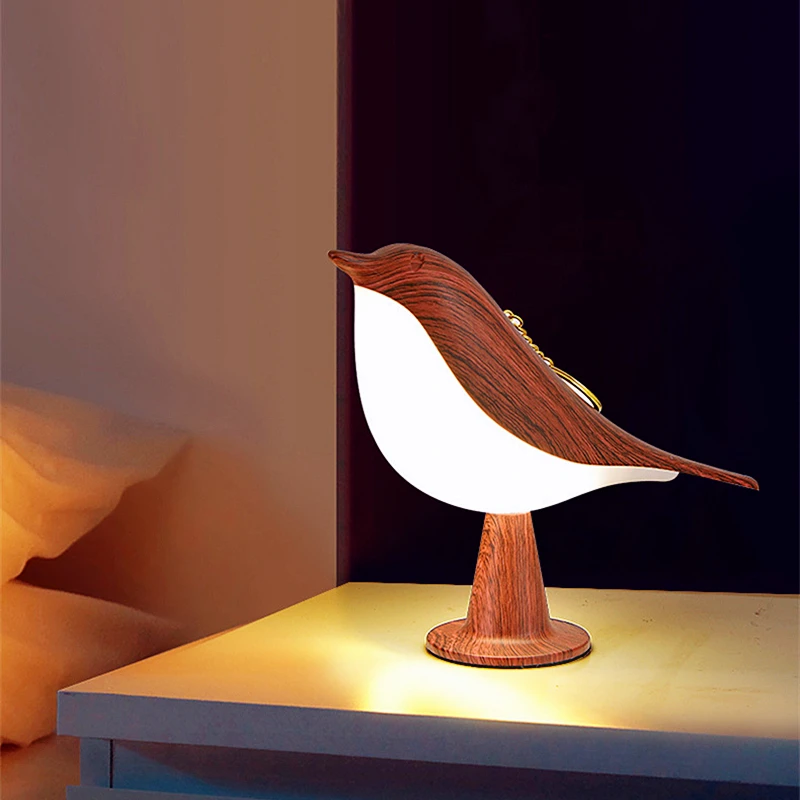 Modern Magpie Bird Led Table Lamp Bedside Lamp For Bedroom Night Lamp Study Desk Lamp Bedside Table Night Lights Indoor Lighting