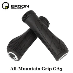 ERGON GA3 GE1 GA20 Anti-slip Rubber Grips Bicycle Handlebar Grip MTB Cycling Soft Handle Grips Bike Bar End Mount Hand Covers