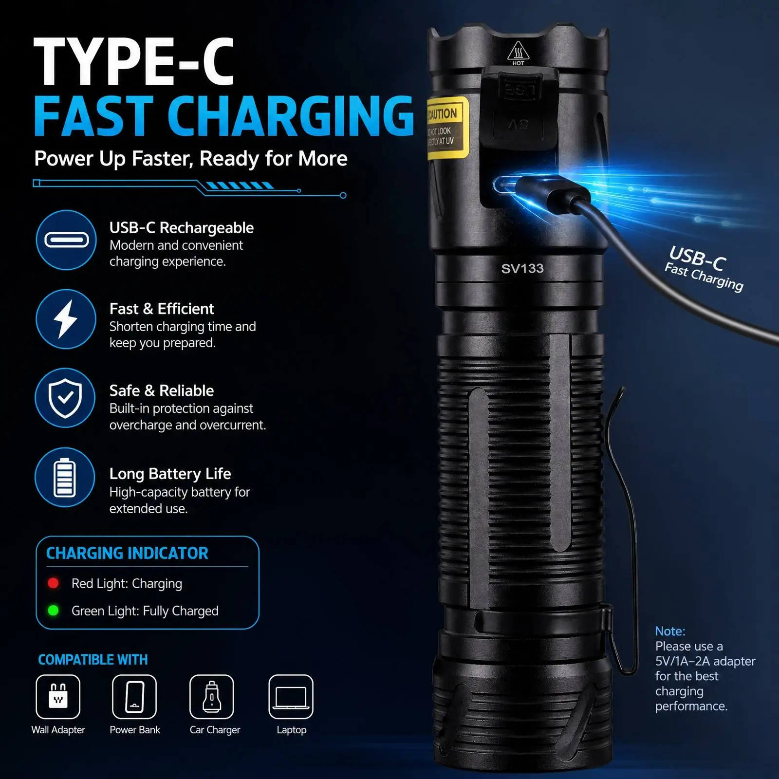 Alonefire 365nm/395nm UV-LED-Schwarzlicht Hochleistungs-Taschenlampe zur Erkennung von Haustier-Urins, Tinea, Erz, Geld, Jade und Skorpionen – Detail 7