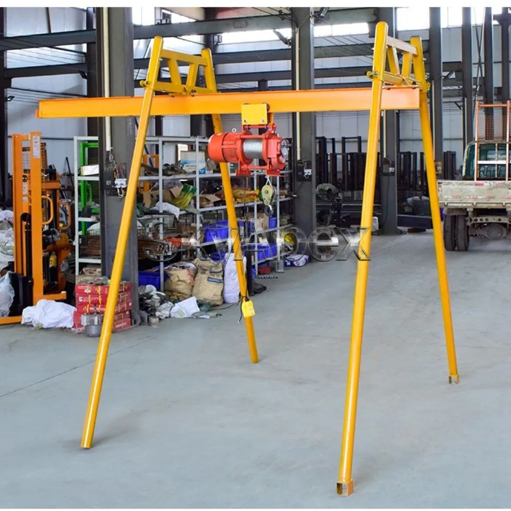 1.2T 220v Building Material Loading Hoist 30m Lift Height Window Glass Lifting Crane Confined Space Operation