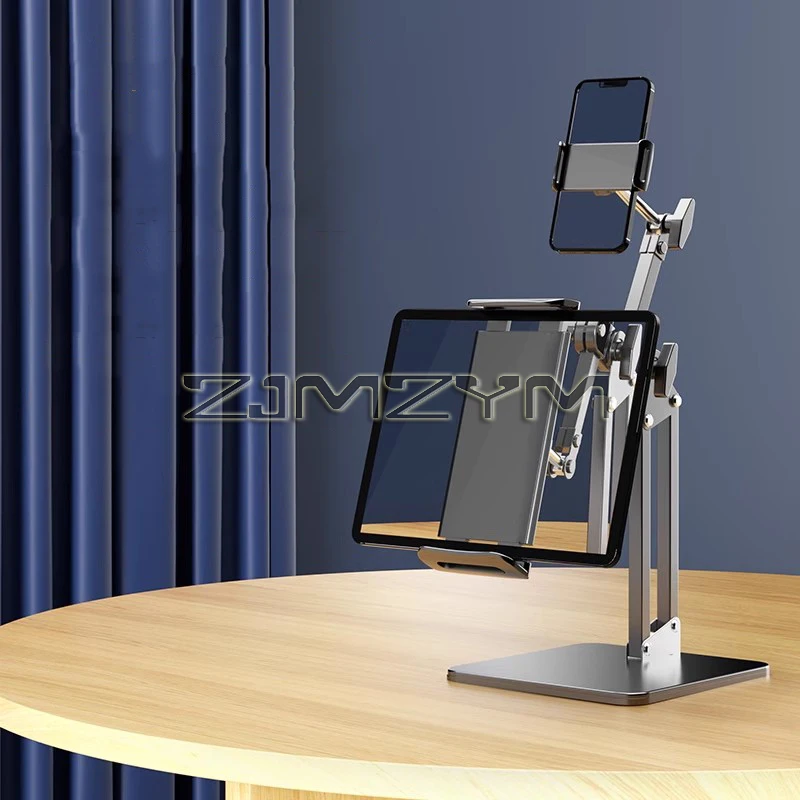 휴대폰 태블릿 거치대 마운트 스탠드, 책상 휴대폰 거치대, 유연한 암 클램프 클립, 촬영 녹화용