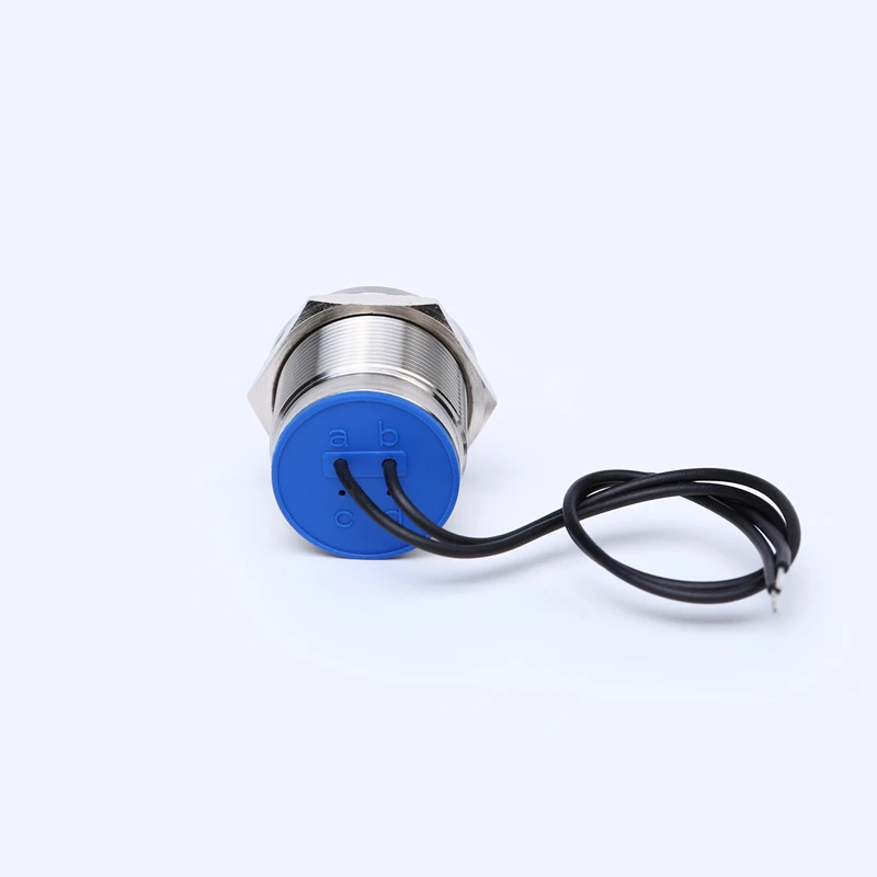 22Mm Metal Black Messing Rvs IP67 Led Indicator Light Pilot Signaal Lamp Met 15Cm Kabel (PM22-DX)