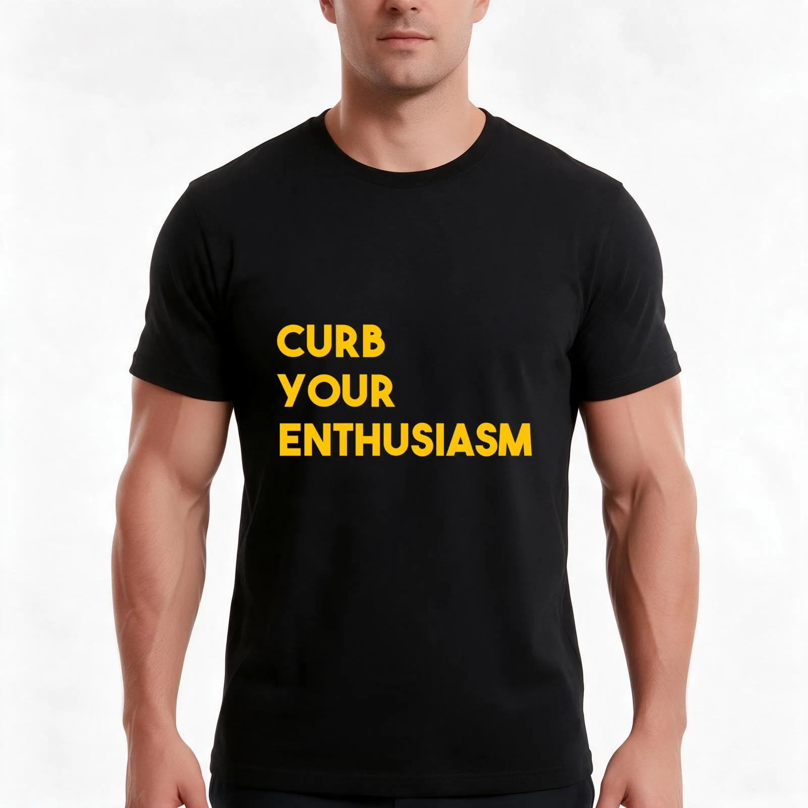 Curb Your Enthusiasm T-Shirt Summer Casual Cotton Tee Oversized Streetwear Tops Vintage Graphic Print Loose Fit Short Sleeve