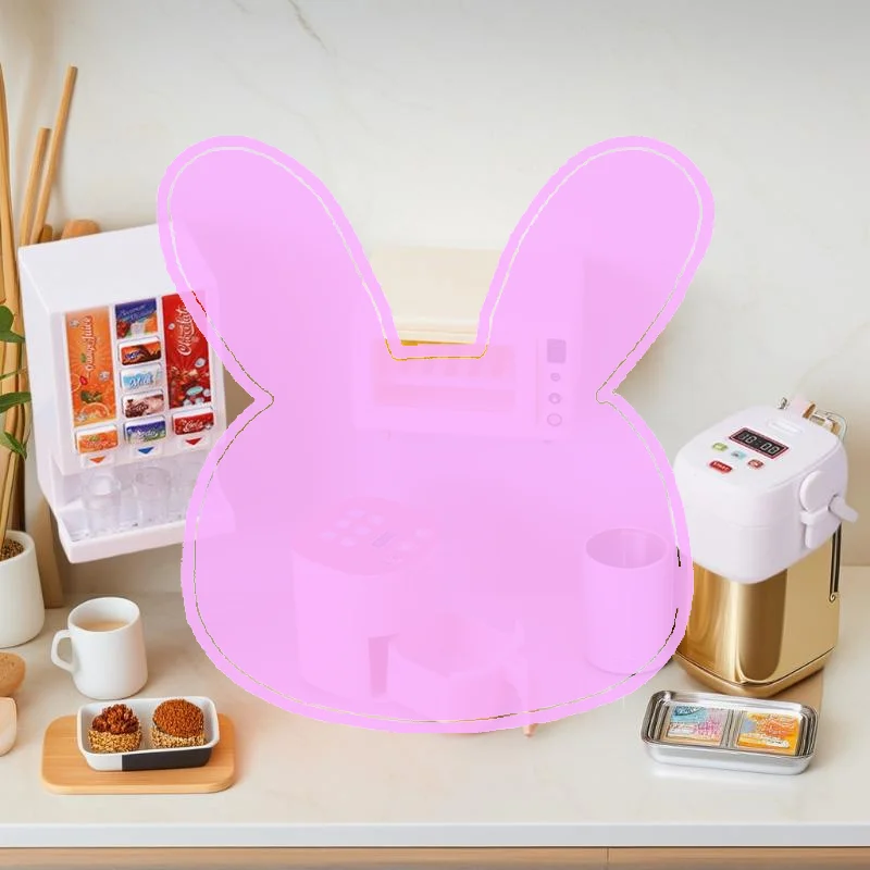 

1/12 Dollhouse Simulation Miniature Kitchen Appliances Model Dollhouse Air Fryer Beverage Machine Oven Rice Cooker Ornaments
