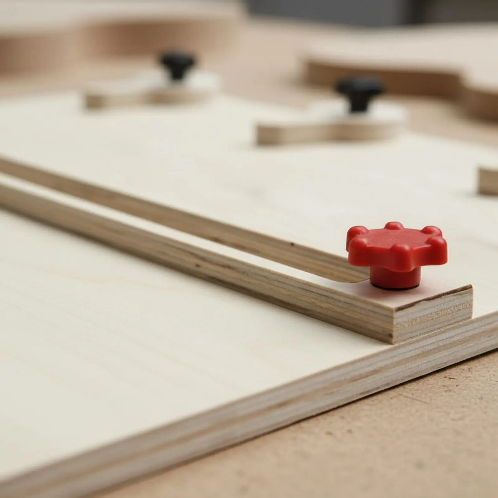 Guitar Plate Joining Jig Long-Lasting Construction Acoustic Guitar Glue-up Board Luthier Workbench Stable and Warp Resistant