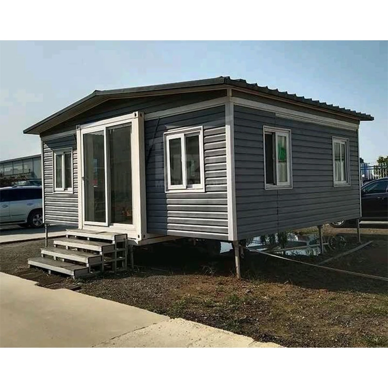 Customized 40ft Foldable Modular Prefab Home for Caravan Replacement Expandable Container House