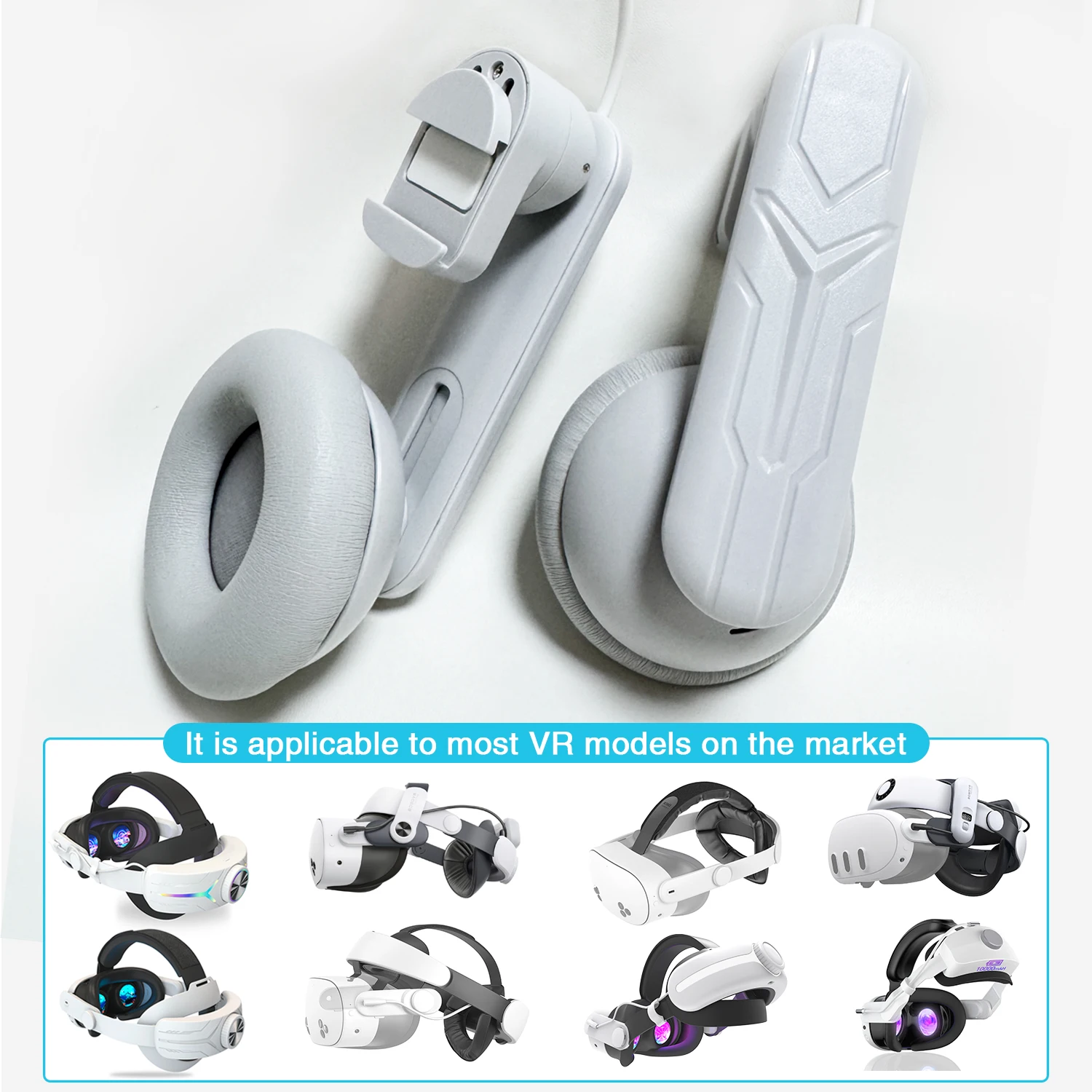 

For Meta Quest3 Accessories Freestanding Headset quest2 Headset Tweeter VR Accessories Adjustable Comfort Over-Ear Headset