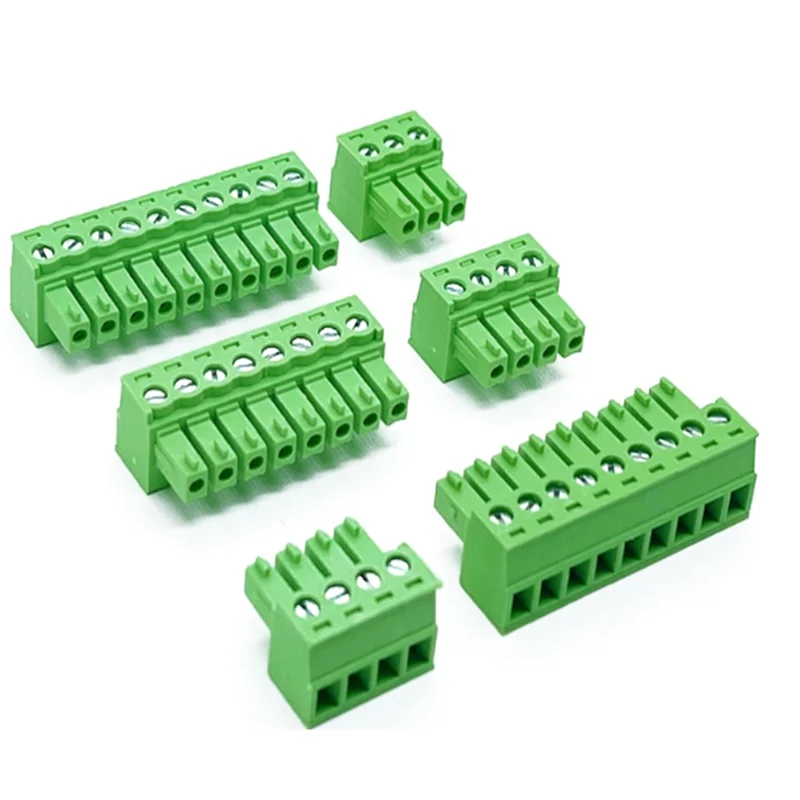 10Pcs 15EDG 3.5MM 3.81MM PCB Screw Terminal Block Connector PLUG PIN HEADER SOCKET 2/3/4/5/6/7/8/9/10/12P 3.5/3.81 KF2EDGK