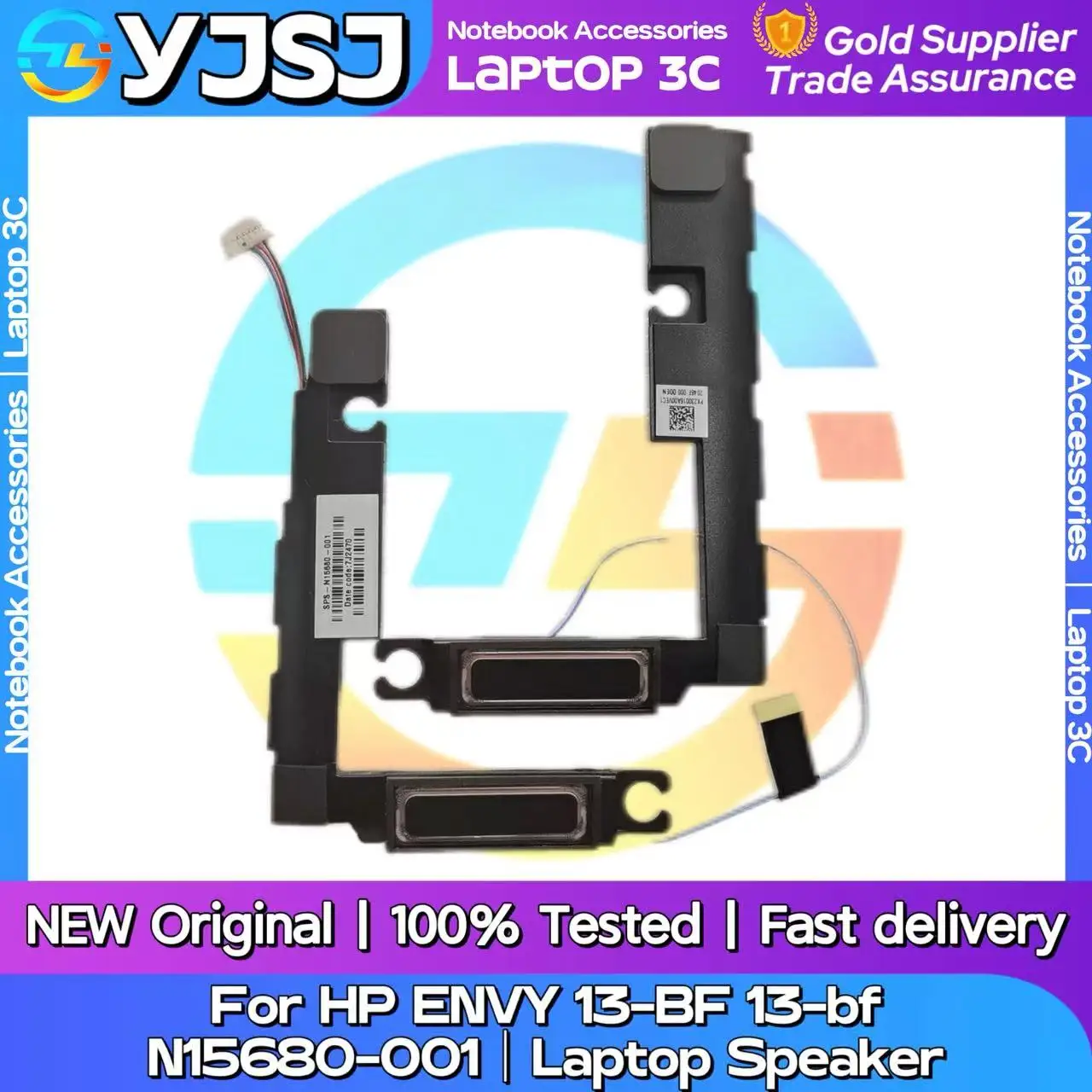 

Новый оригинальный аудиодинамик для ноутбука HP ENVY 13-BF 13-bf, встроенный динамик, звуковой сигнал N15680-001
