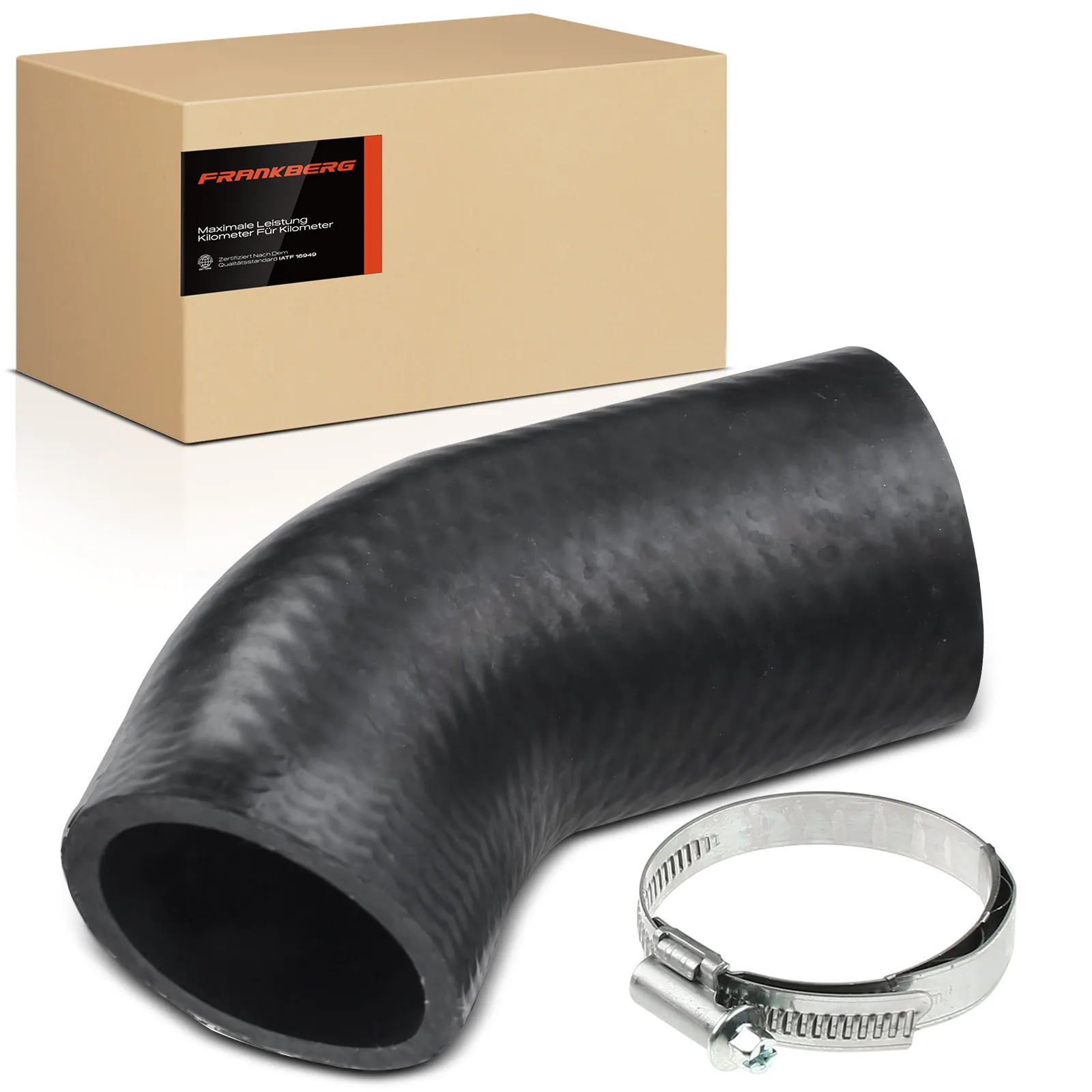 Frankberg 1x Radiatorslang Turbo Slang Ladeluchtkoeler voor Audi A1 VW Polo Skoda Rapid Seat Ibiza IV 1.6 6R0145838