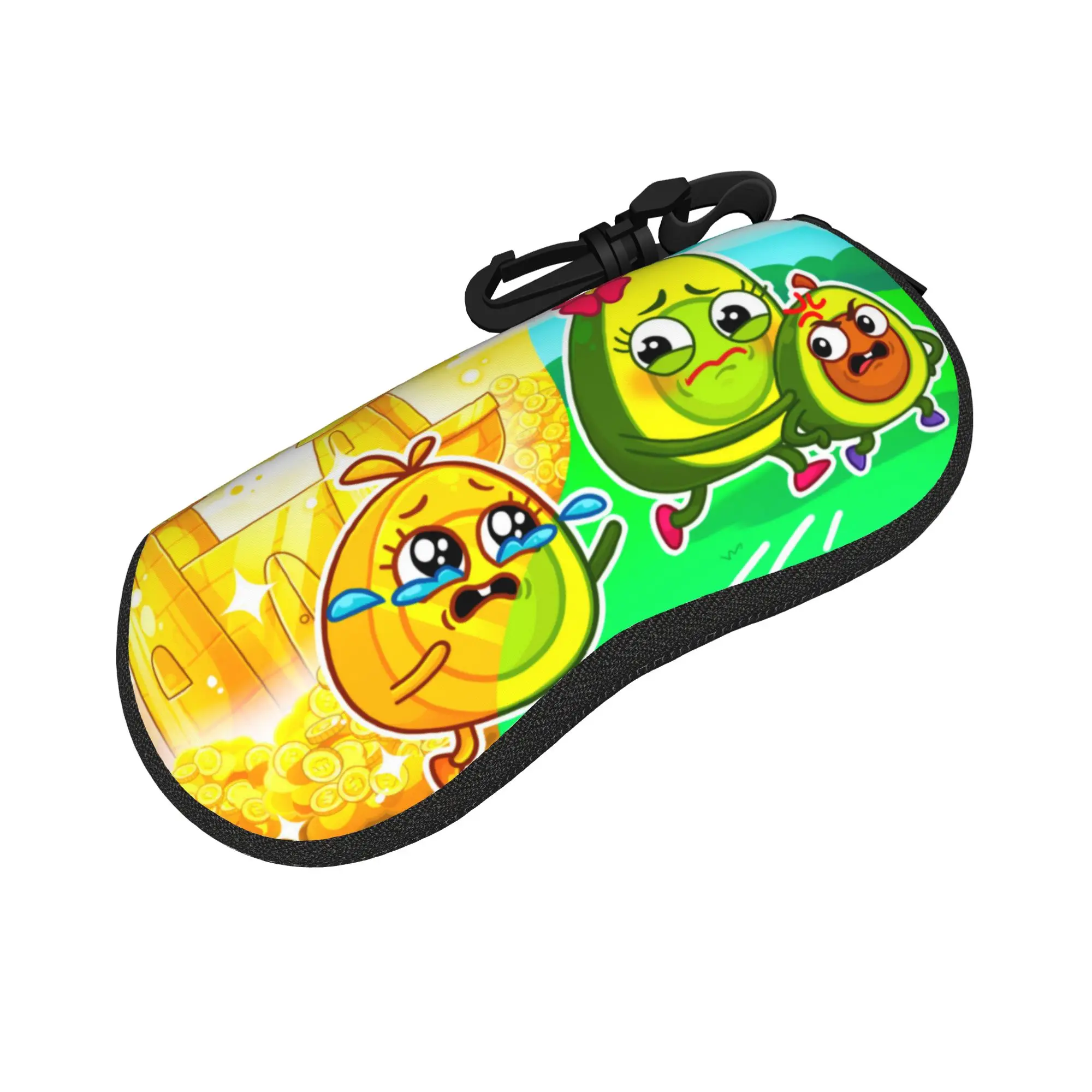 Harajuku Cartoon Glasses Case Pit and Penny Accessories  Zipper  Glasses Storage Box Ins Style Eyeglasses Box