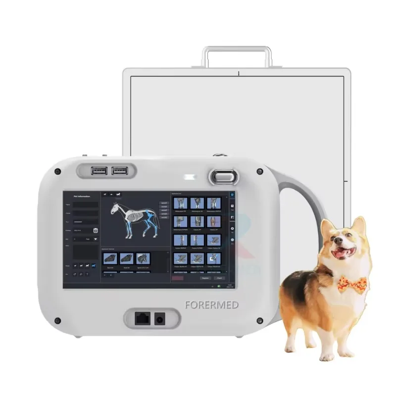 2026 Mini Veterinary X Ray Machine Pet Clinic Portable Digital Xray Machine DR Touch Screen X-ray with FPD for Animal Care