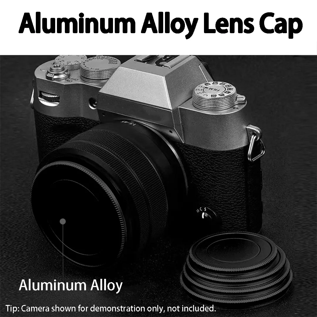 Camera Lens Protective Cover Metal Front Lens Cap 43mm 46mm 49mm 52mm 55mm 58mm 62mm 67mm for Canon Nikon Sony DSLR Accessories