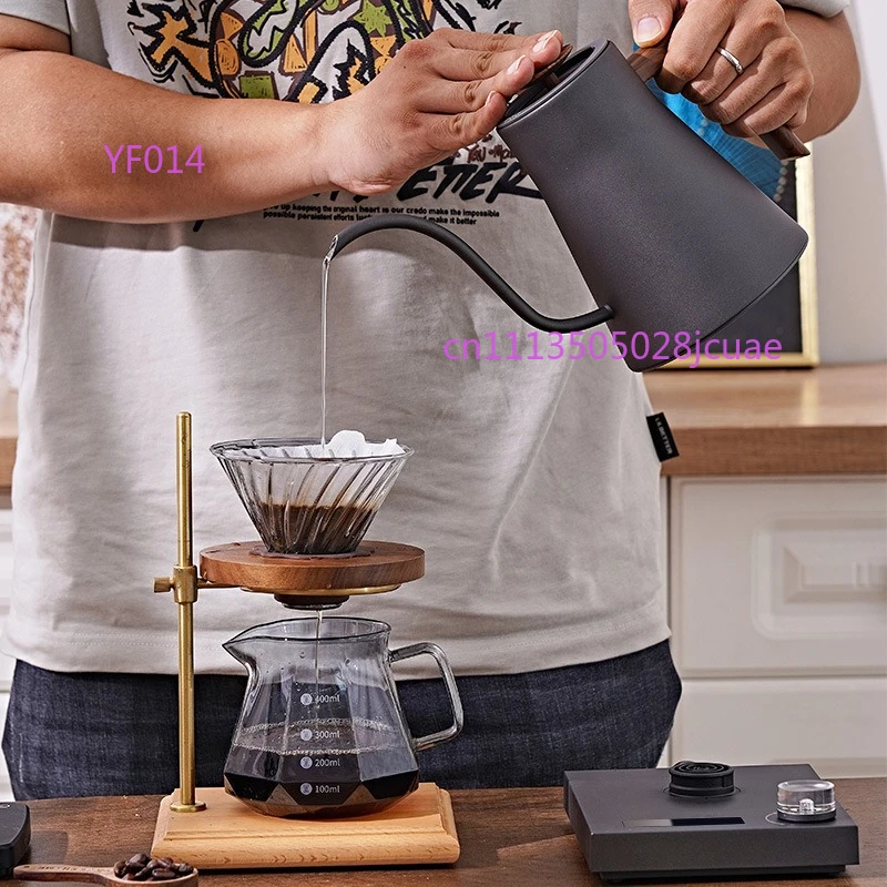Smart Constant Temperature Gooseneck Kettle, Thin Long Spout Electric Heating Coffee Pot for Home Hand Brewing