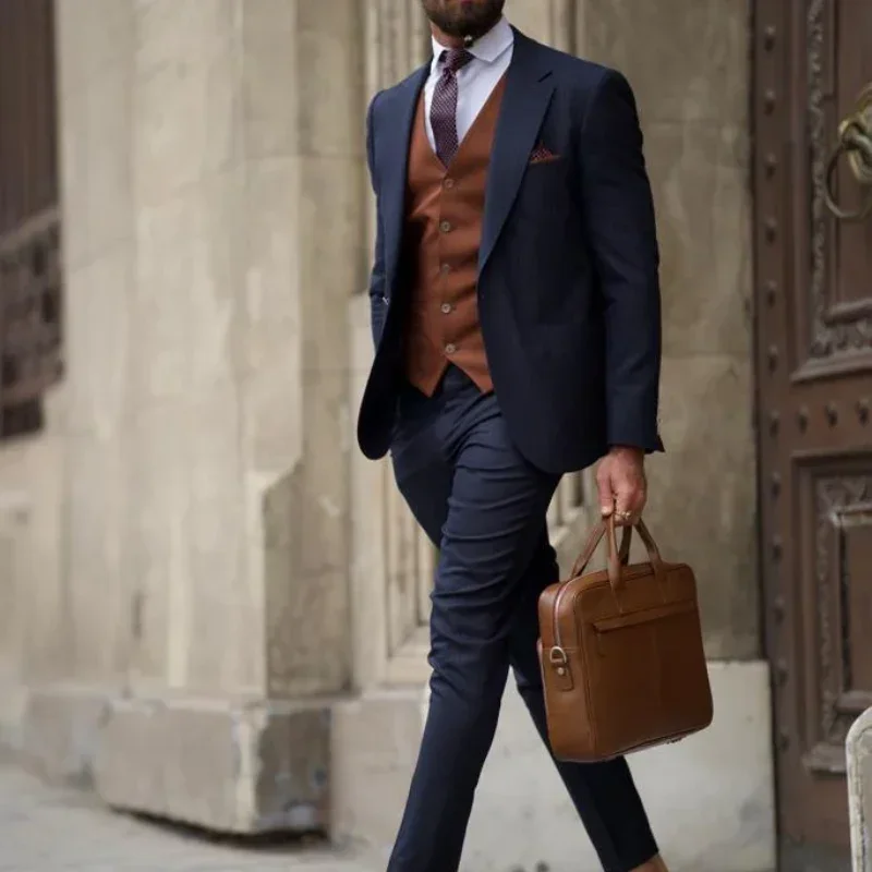 يصل إلى 12XL يناسب 155 كجم، 340 رطلًا، سترة وسروال فستان زفاف العريس للرجال، مصممة خصيصًا للكمال، للرجال الكبار والطويل، مقاس كبير