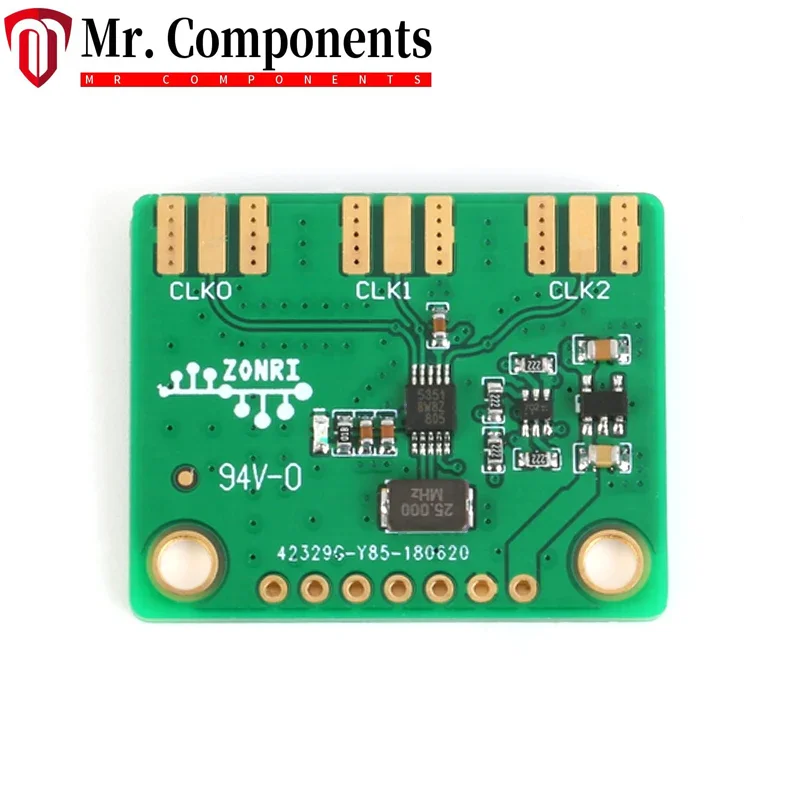 1PC Si5351A STM32 3 Channel Clock Generator Breakout Board Module Si5351 I2C Signal Generator 8KHz-160MHz DC 3.3V 5V For Arduino