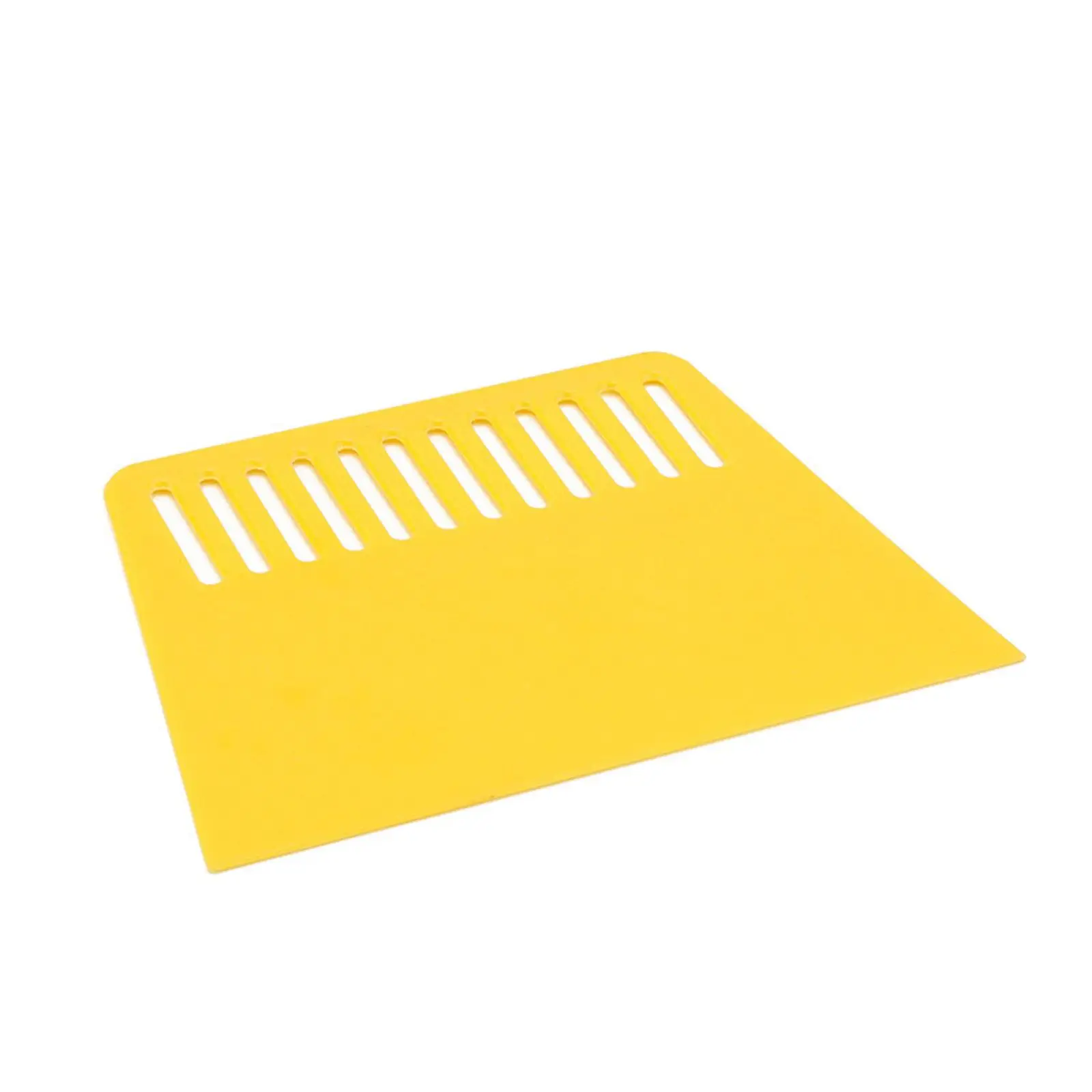 Set of 3 Automotive Body Fillers Spreader Yellow Color PP Putty Tool for Glass Tile Caulking Agents Multipurpose