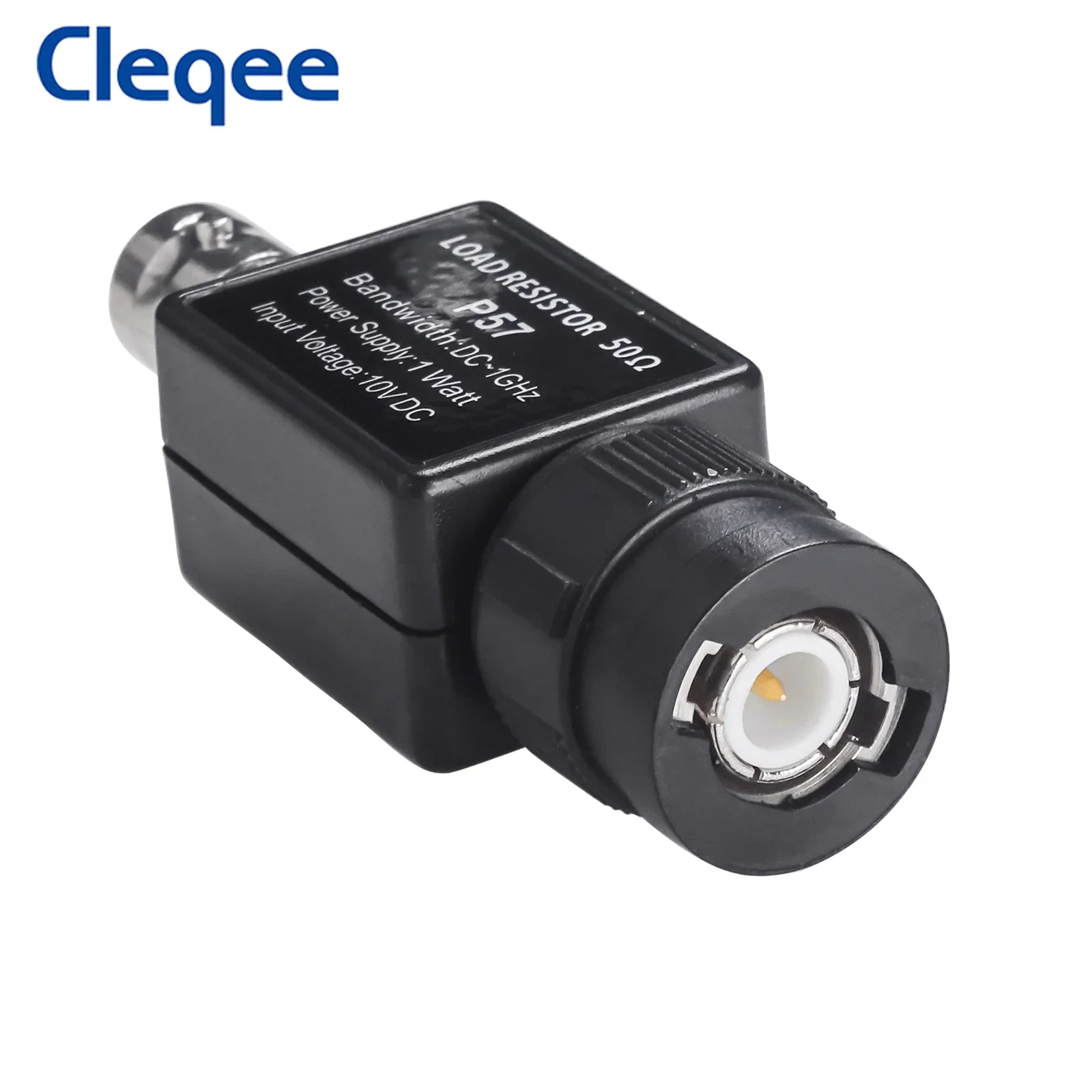 Cleqee P57 1PC Q9 Adapter 50Ohm Feed Through Terminator BNC Female Seat Connector 50KY Device Load Resistor  DC 1GHz
