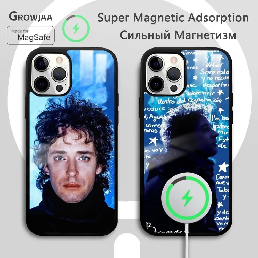 

G-Gustavo CeratiS Singer Phone Case For IPhone 17 16 15 14 13 12 11 Pro Max Plus Mini Magsafe Mirror Wireless Magnetic Funda