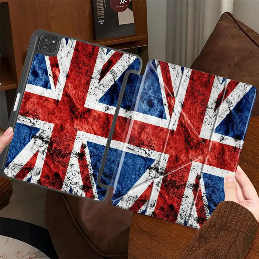 Holder Cover Tablet Case For iPad Mini 6 7 Air 4 5 M3 M2 1 2 M4 11inch Pro 11th 10th 9th 8th 7th 12.9inch Pro 2025 National Flag