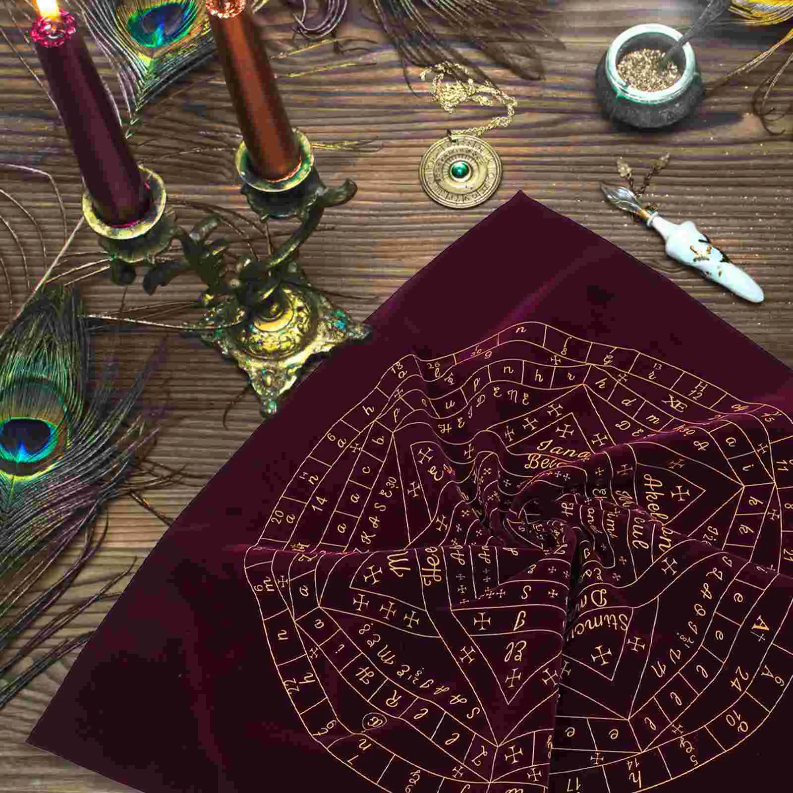 Altar Tarot Card Cloth Tablecloth Black Tablecloths Creative Tapestry Divination Desktop Prop