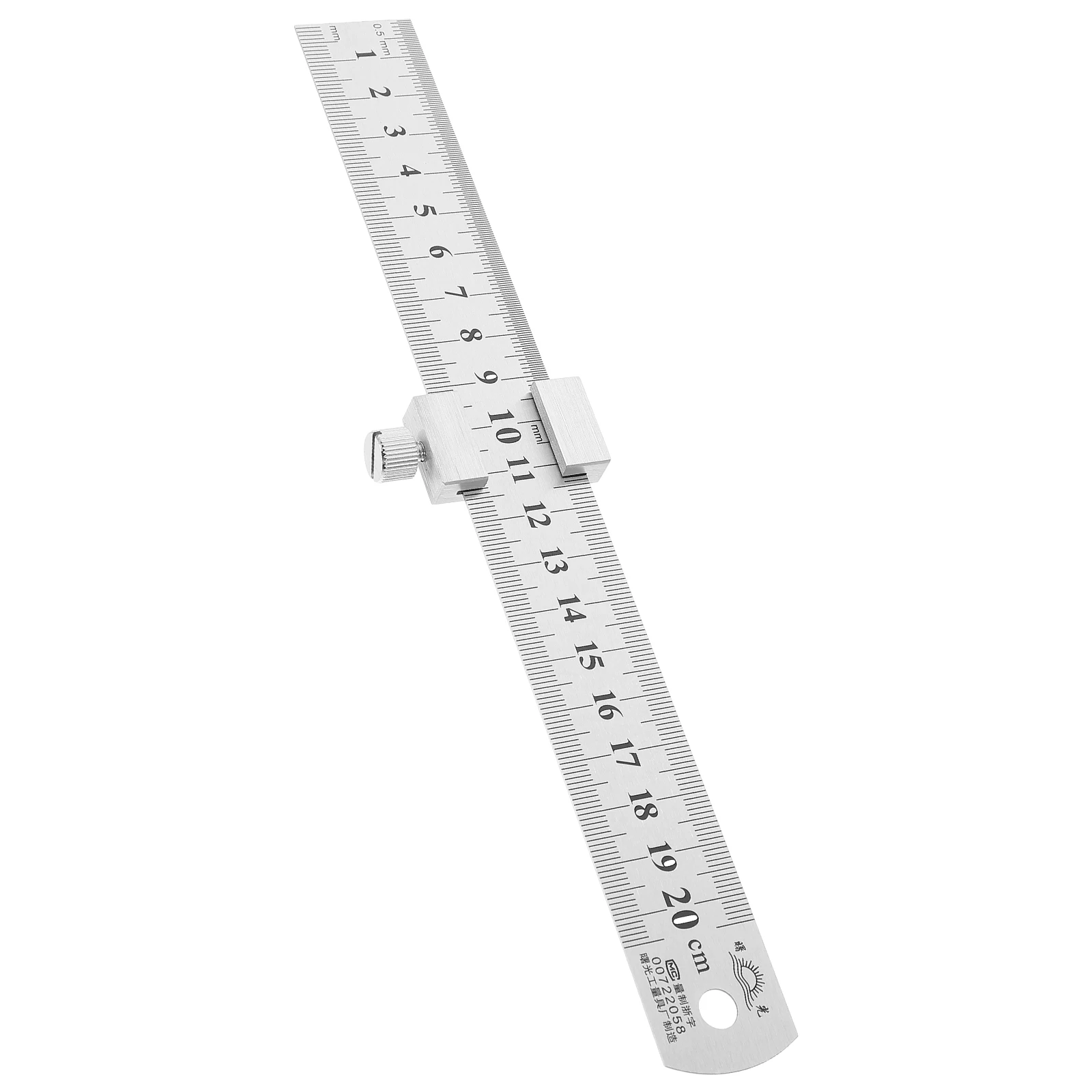 

1 set Thickened Steel Plate Ruler Stainless Metal Straight Edge Carpenter Tool Precision Metric Rulers For Office School
