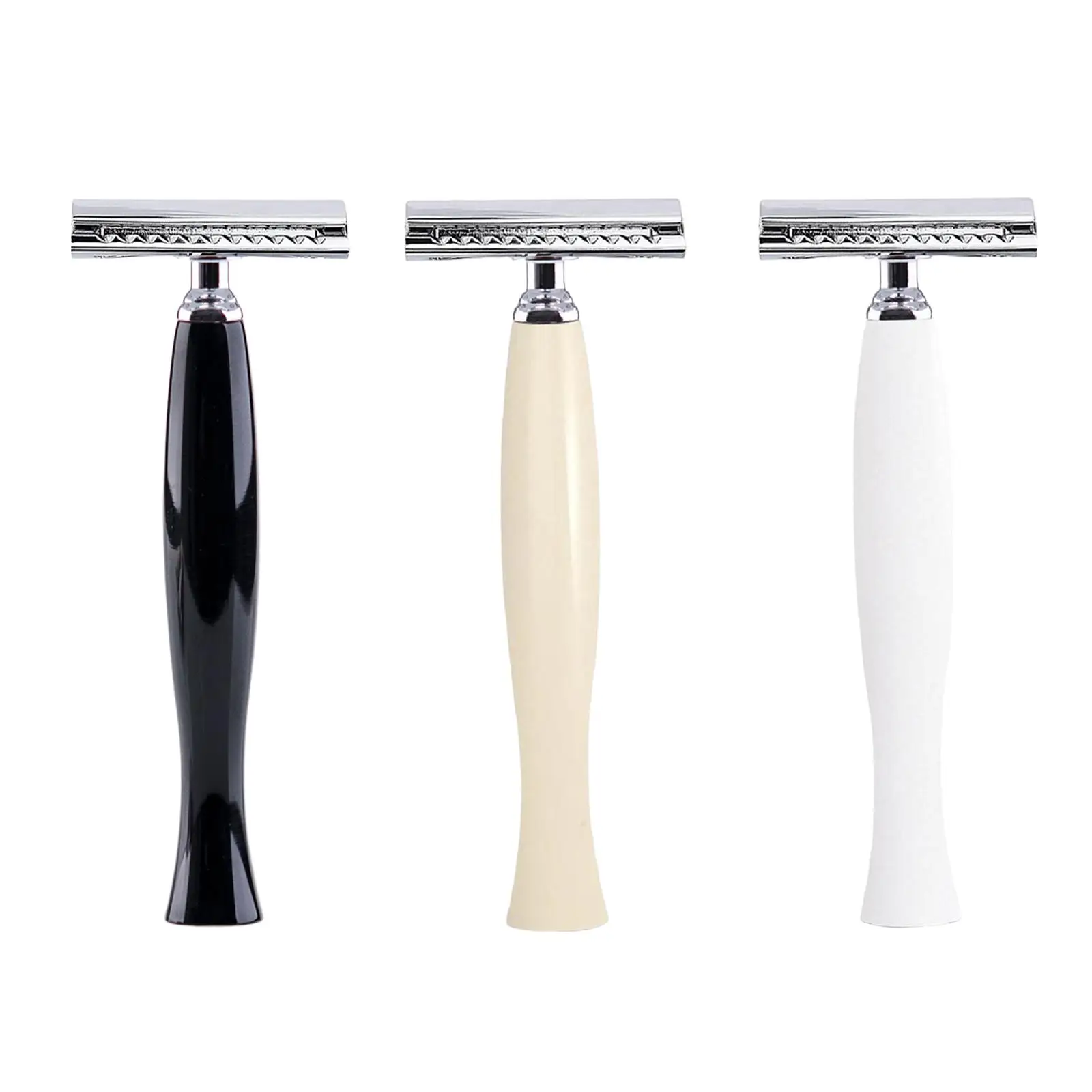 Double Edge Razor Manueller Rasierer Vintage Anti-Rutsch-Griff abnehmbar