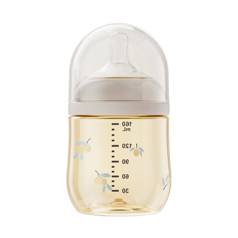 Anti-Colic PPSU Baby Bottle, Shatterproof Newborn Feeding Bottle for 0-6 Months
