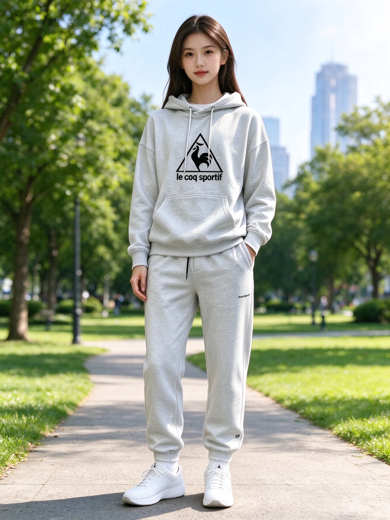 2026 New Women's Autumn Winter Sports 2‑Piece Set, Casual Drawstring Hoodie + Long Pants, Fashion Ladies Sweat Tracksuit Outfit