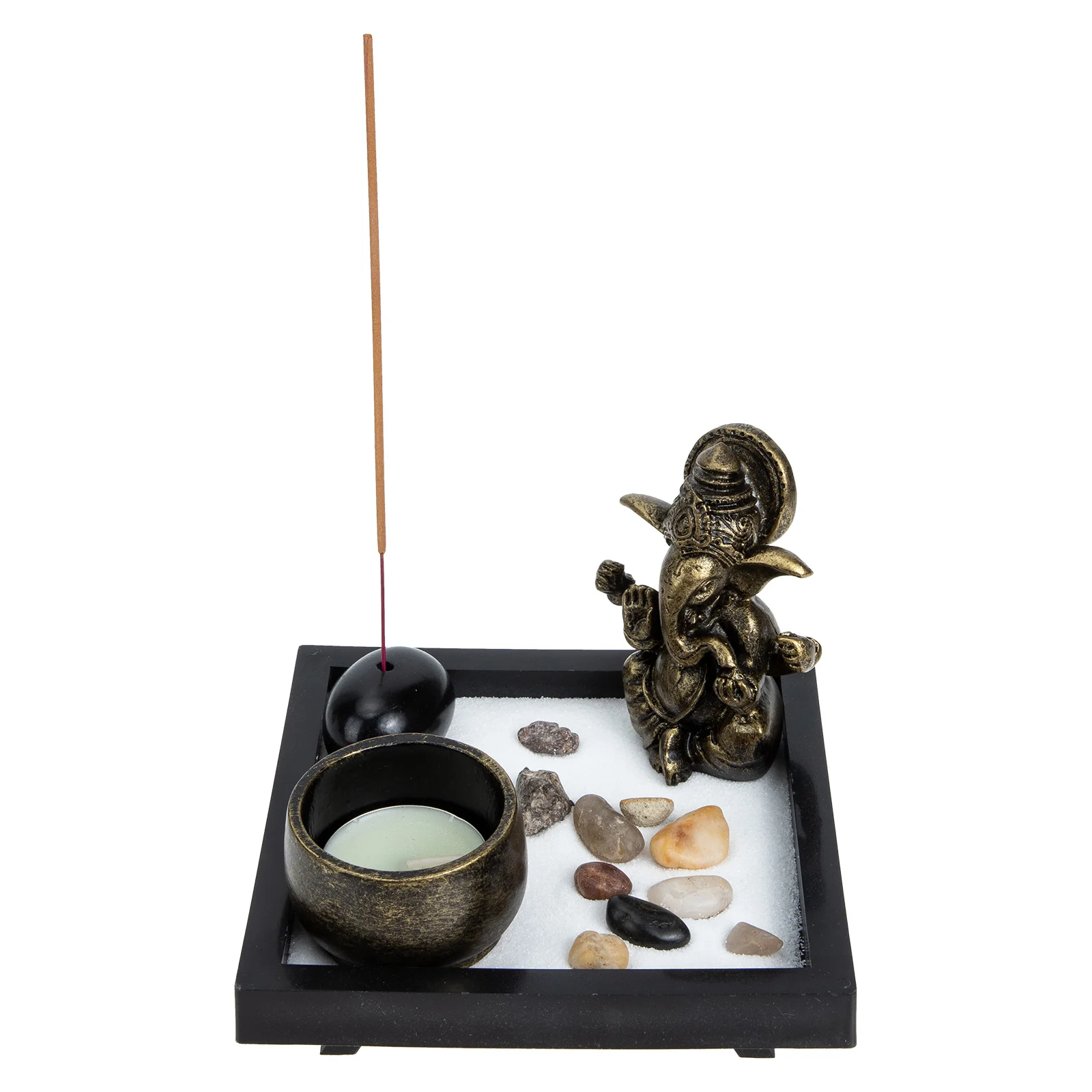 1 conjunto de caixa de areia zen ornamento conjunto desktop mini decoração do jardim para escritório em casa alívio do estresse areia artware micropaisagem doméstico
